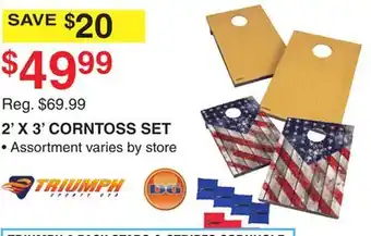 Dunham's Sports TRIUMPH 2' X 3' CORNTOSS SET offer