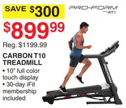 Dunham's Sports PRO-FORM CARBON T10 TREADMILL offer