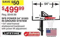Dunham's Sports SFS POWER 54 91003 IN-GROUND SYSTEM offer