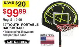 Dunham's Sports LIFETIME 32 YOUTH PORTABLE BACKBOARD offer