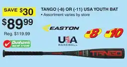 Dunham's Sports TANGO (8) OR (- 11) USA YOUTH BAT offer