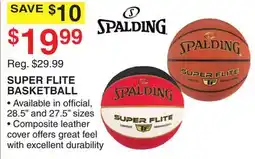 Dunham's Sports SPALDING SUPER FLITE BASKETBALL offer