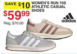 Dunham's Sports ADIDAS WOMEN'S RUN 70S ATHLETIC CASUAL SHOES offer