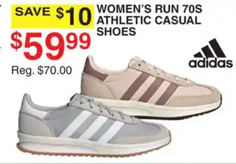 Dunham's Sports ADIDAS WOMEN'S RUN 70S ATHLETIC CASUAL SHOES offer