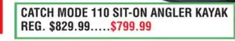 Dunham's Sports CATCH MODE 110 SIT-ON ANGLER KAYAK offer