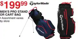 Dunham's Sports TAYLORMADE MEN'S PRO STAND OR CART BAG offer