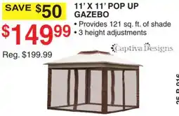 Dunham's Sports 11' X 11' POP UP GAZEBO offer