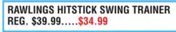 Dunham's Sports RAWLINGS HITSTICK SWING TRAINER offer