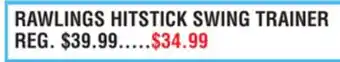 Dunham's Sports RAWLINGS HITSTICK SWING TRAINER offer