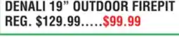 Dunham's Sports DENALI 19 OUTDOOR FIREPIT offer