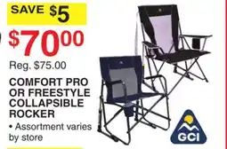 Dunham's Sports GCI COMFORT PRO OR FREESTYLE COLLAPSIBLE ROCKER offer