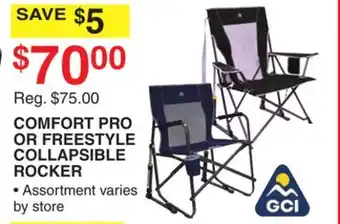 Dunham's Sports GCI COMFORT PRO OR FREESTYLE COLLAPSIBLE ROCKER offer