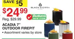Dunham's Sports ACADIA 7 OUTDOOR FIREPIT offer