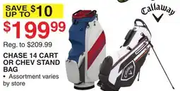 Dunham's Sports CALLAWAY CHASE 14 CART OR CHEV STAND BAG offer