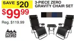 Dunham's Sports WFS 3-PIECE ZERO GRAVITY CHAIR SET offer