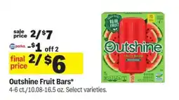 Meijer Outshine Fruit Bars offer