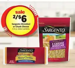 Meijer Sargento Shredded or Chunk Cheese offer