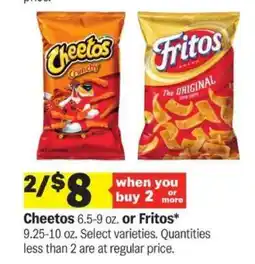 Meijer Cheetos or Fritos offer