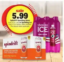Meijer Spindrift Sparkling Water or Sparkling Ice offer