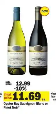 Meijer Oyster Bay Sauvignon Blanc or Pinot Noir offer