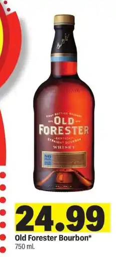 Meijer Old Forester Bourbon offer