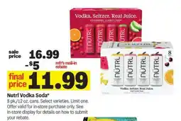 Meijer Nütrl Vodka Soda offer