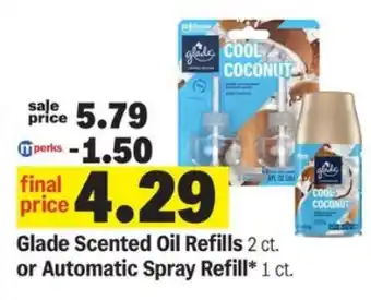 Meijer Glade Scented Oil Refills or Automatic Spray Refill offer
