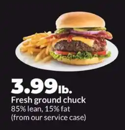 Hy-Vee Fresh ground chuck offer