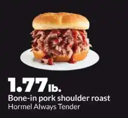 Hy-Vee Bone-in Pork Shoulder Roast offer