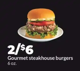 Hy-Vee Gourmet steakhouse burgers offer