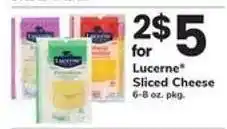 Safeway Lucerne Sliced Cheese offer
