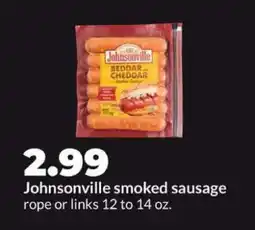 Hy-Vee Johnsonville Smoked Sausage offer