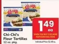 Safeway Chi-Chi's Flour Tortillas offer