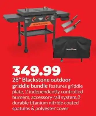 Hy-Vee 28 Blackstone outdoor griddle bundle offer