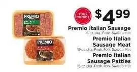 ShopRite Premio Italian Sausage offer