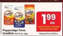 Safeway Pepperidge Farm Goldfish offer