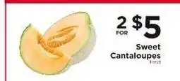 ShopRite Sweet Cantaloupes offer