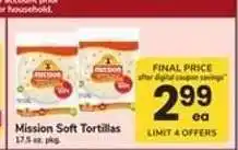 Safeway Mission Soft Tortillas offer