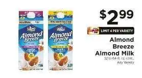 ShopRite Almond Breeze Almond Milk offer