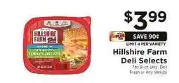 ShopRite Hillshire Farm Deli Selects offer