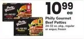 Safeway Philly Gourmet Beef Patties offer