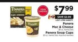ShopRite Panera Mac & Cheese / Panera Soup Cups offer
