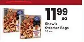 Safeway Shaw's Steamer Bags offer