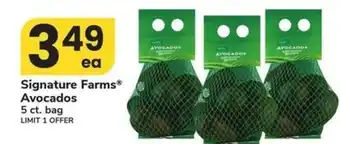 Safeway Signature Farms Avocados offer
