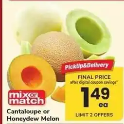 Safeway Cantaloupe or Honeydew Melon offer