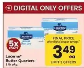 Safeway Lucerne Butter Quarters offer