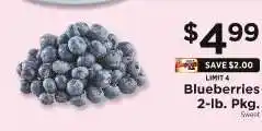 ShopRite Blueberries offer