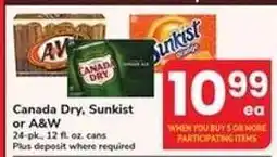 Safeway Canada Dry, Sunkist or A&W offer