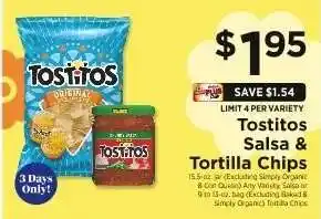 ShopRite Tostitos Salsa & Tortilla Chips offer