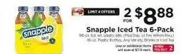 ShopRite Snapple Iced Tea 6-Pack offer